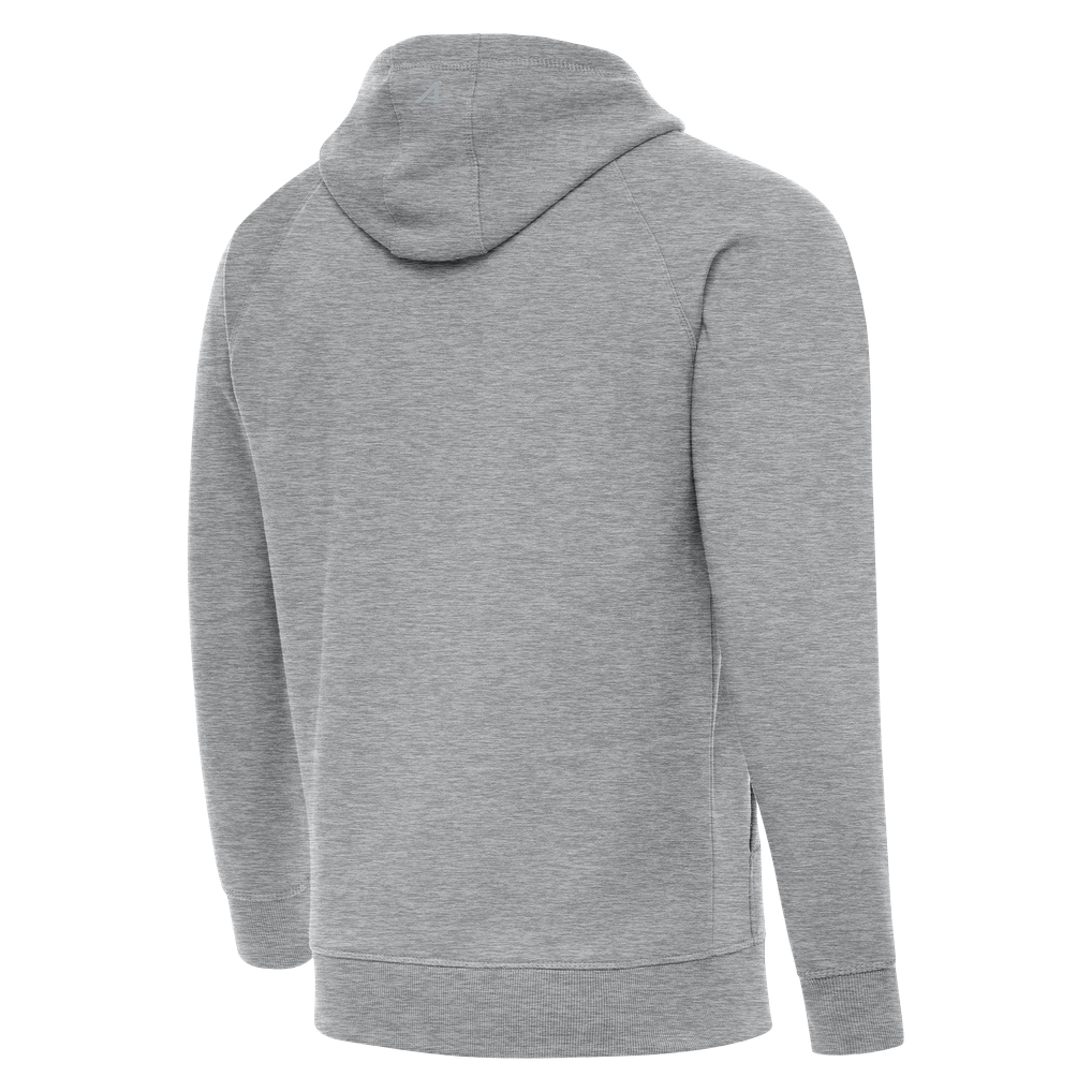 Denver Broncos Antigua Victory Pullover Hoodie - Heather Gray